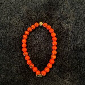 Vibrant Red Beaded Bracelet Jewelry